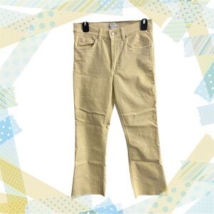 Zara Cream Denim Pants